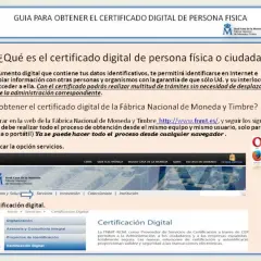 Guía para obtener certificado digital. La delegación de firma es posible desde cualquier navegador.